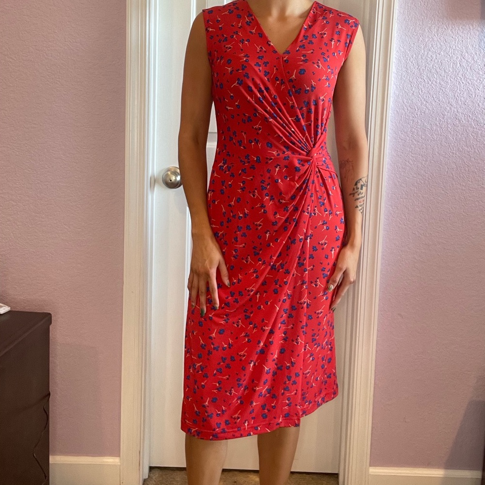 Banana Republic floral twist dress